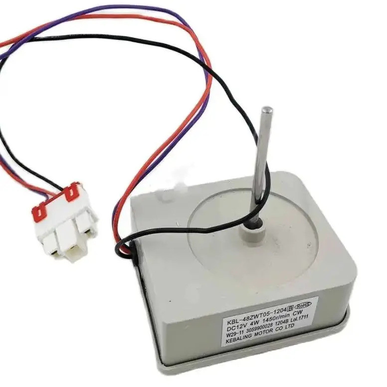 Novo motor De Ventilador De Ventilação De Geladeira KBL-48ZWT05-1204 B 1204B DC12VCW Rotativo Reverso H