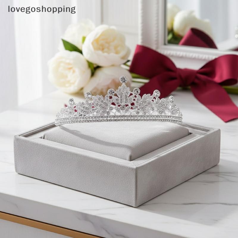 [lovego] Tiara De Cabelo De Casamento , Cristal , Coroa , Cor Prata , Diadema , Véu , Tiaras , Acessórios Joias De Cabeç