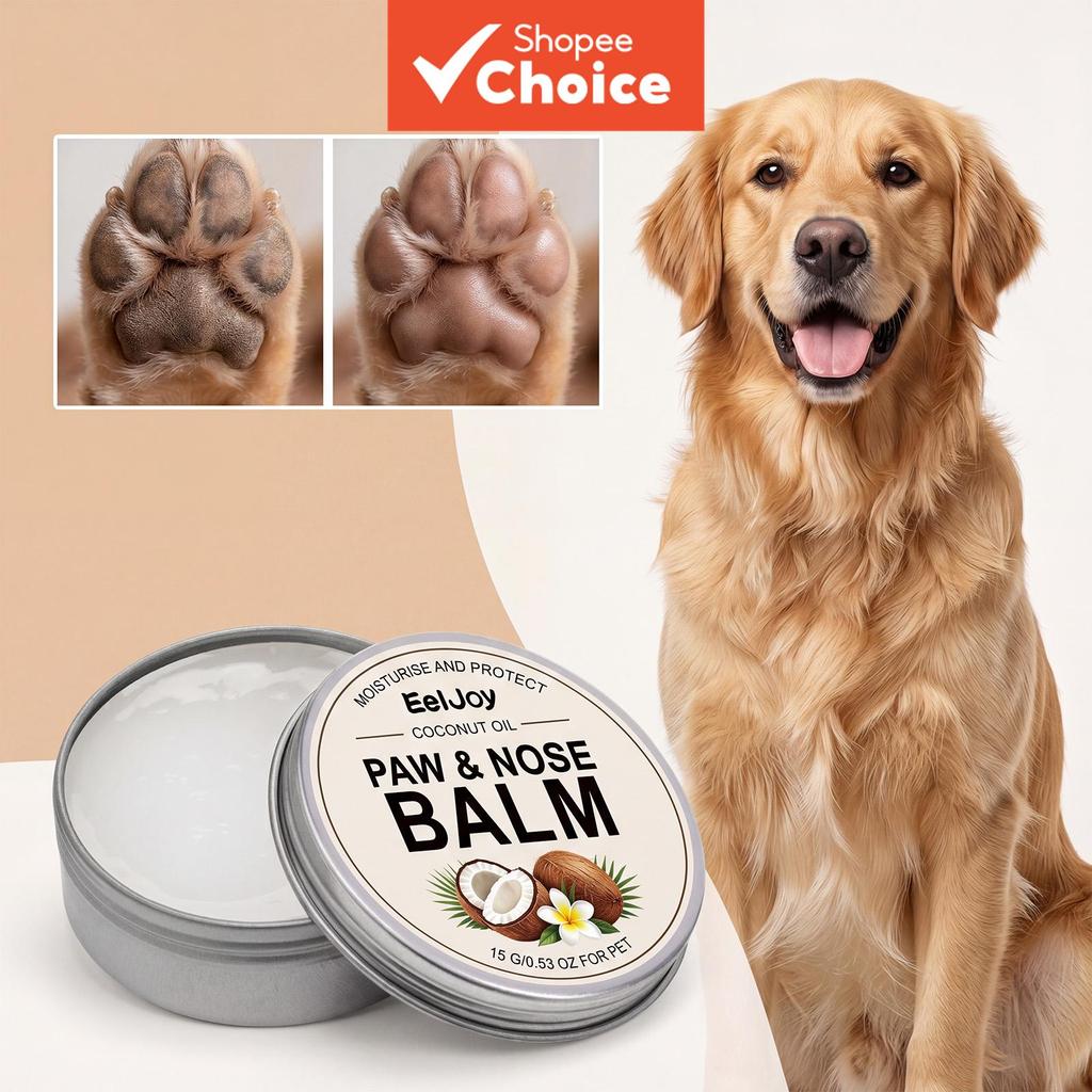 Cera para Patas & Nariz de Animais 15g – Óleo Mineral & Cera de Abelha, Óleo de Coco & Extrato de Mel, Proteção Diária
