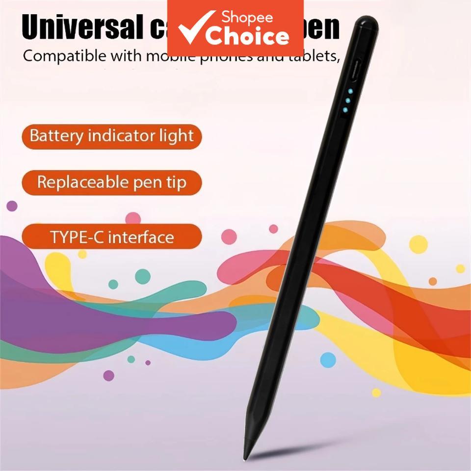 Caneta Stylus Universal Caneta Capacitiva Touchscreen Para Tablets Android iPad Sem Travamento Escrita Suave