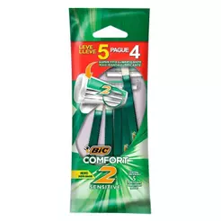 Aparelho Bic Comfort 2 Sensitive Embalagem com 5 Unidades
