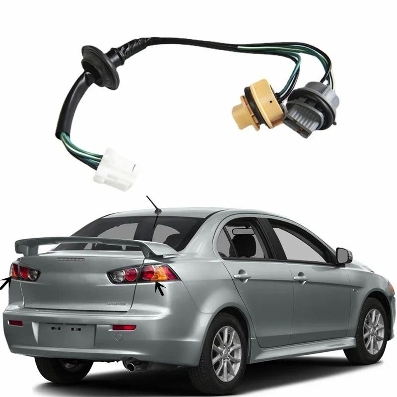 Chicote De Fiação Da Luz Traseira Cauda CZ4A Soquete Lanterna Cabo Lâmpada De Freio Adaptador Para Mitsubishi EVO Lancer