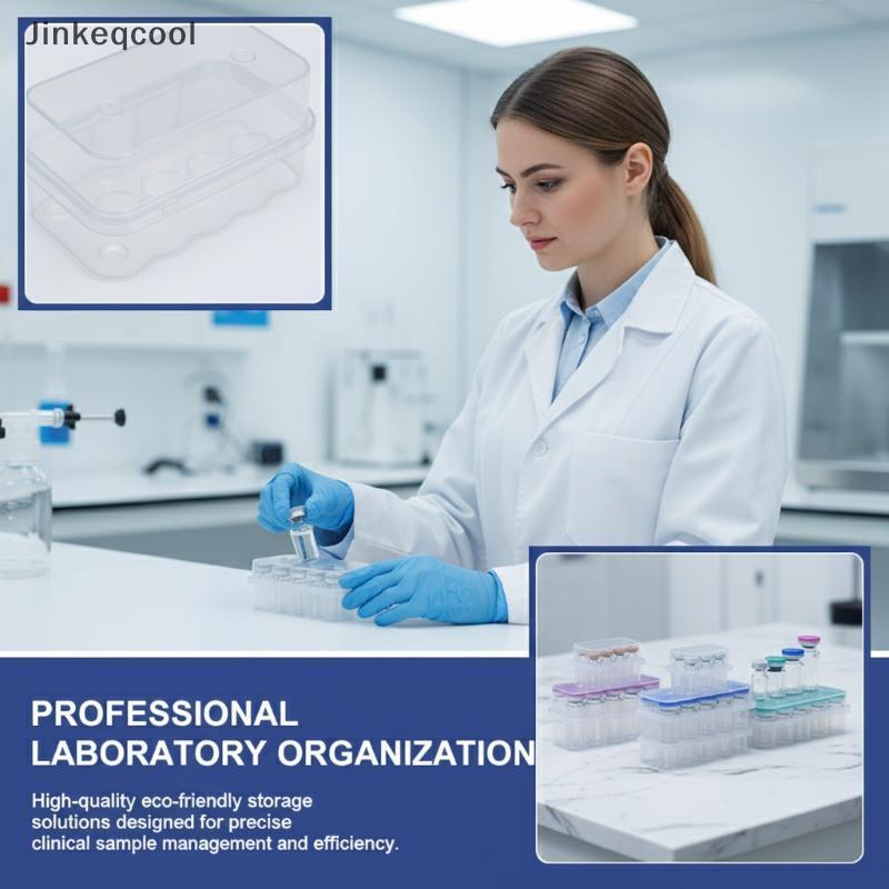 Jqbr Staable Frasco Caixa De Armazenamento Microtubo Organizador Plástico Para Laboratório 3mL 5mL 7mL 10mL Tubo Caso Du