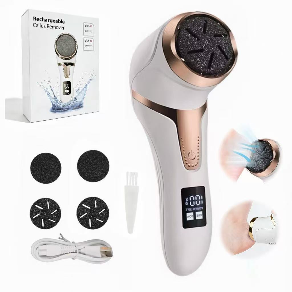 Lixa Elétrica para Pés Removedor de Calos Recarregável USB Pedicure Profissional