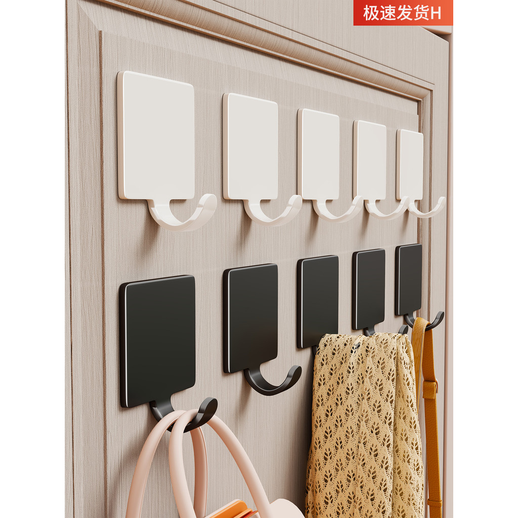 Toalha gancho de toalha forte Viscose perfuração-livre carga-rolamento cozinha banheiro atrás da porta vara parede linha