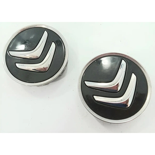 Par Calota Central Original C3 Picasso Aircross 96702585977 Preto