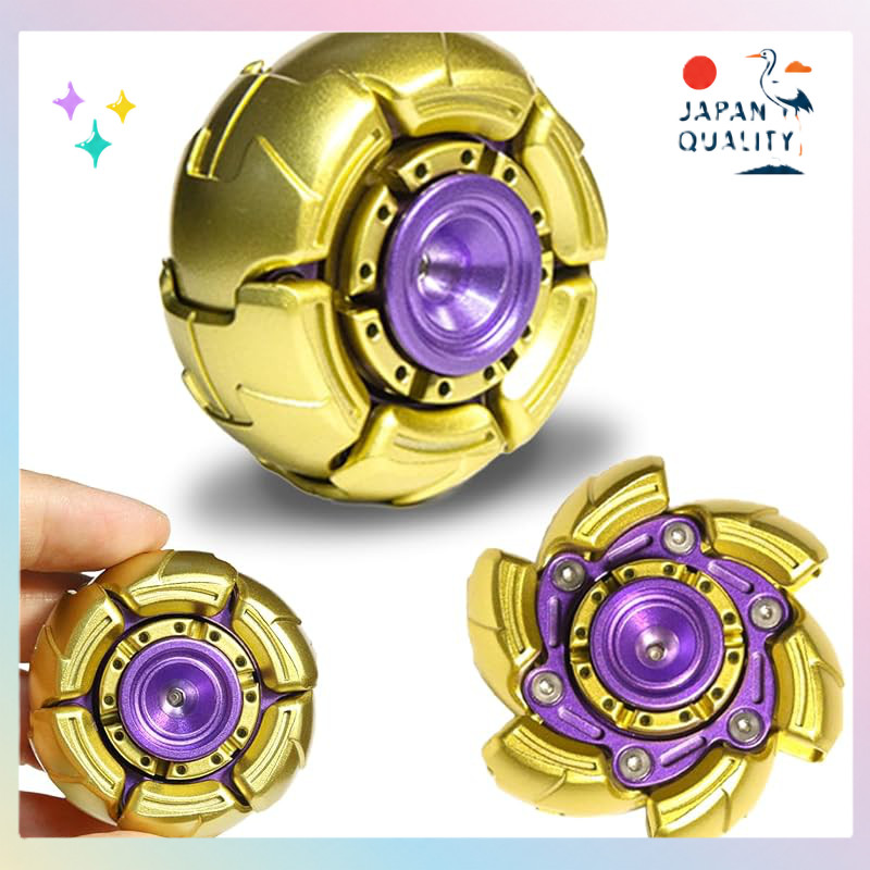 SALUDABLE Transforming Fidget Spinner — Rotating Hand Gadget for Adults, Stress Relief, Focus & Sensory Stimulation (Mul