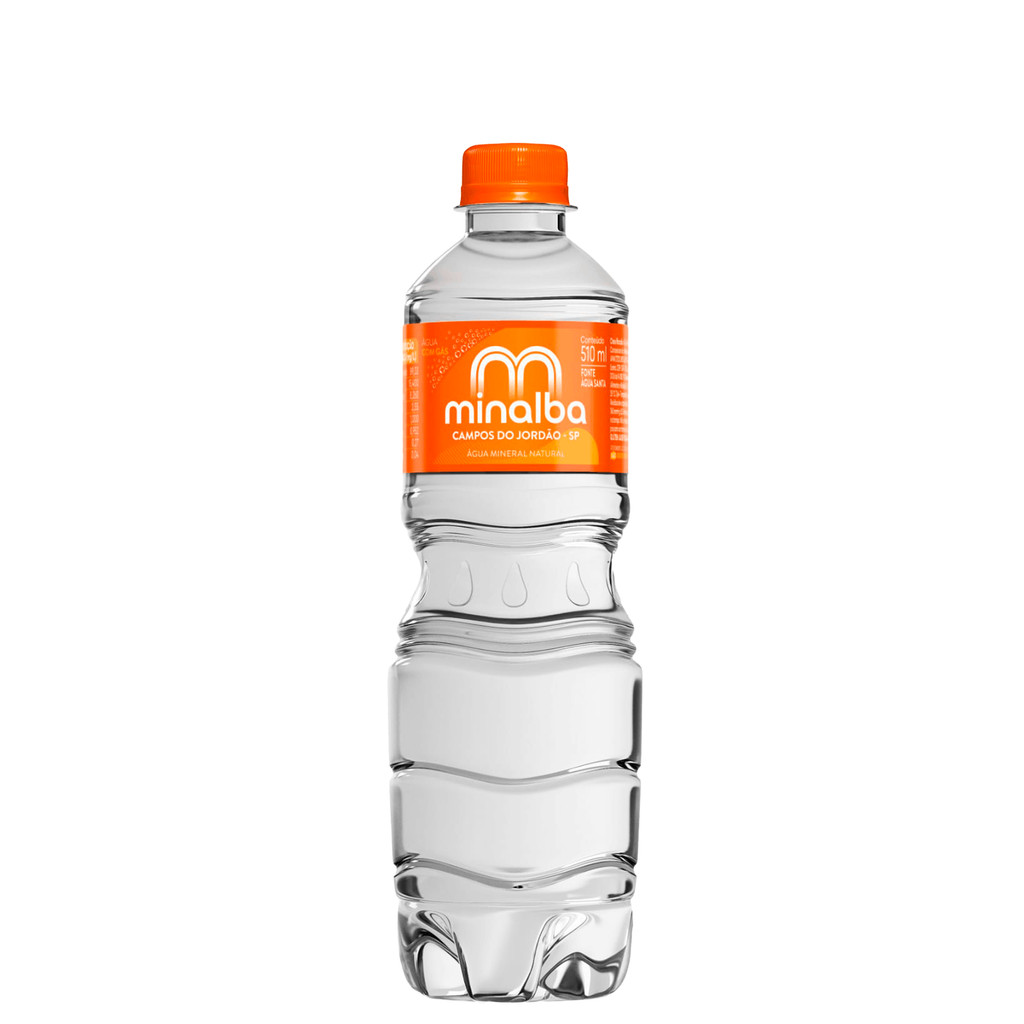 Água Mineral Minalba Com Gás 510ml