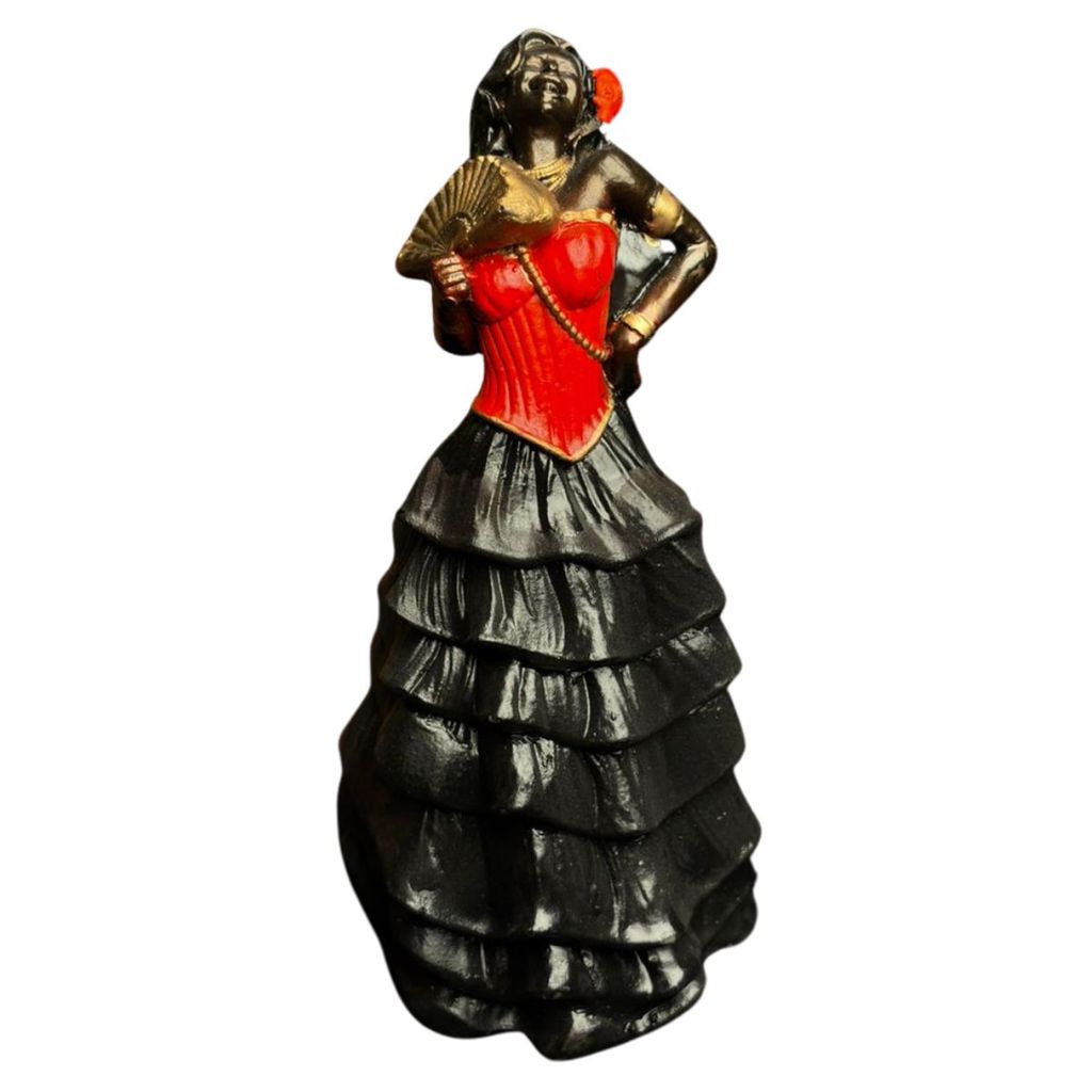 Pomba Gira Sete Saias (V/P) 14 cm - Umbanda Candomble