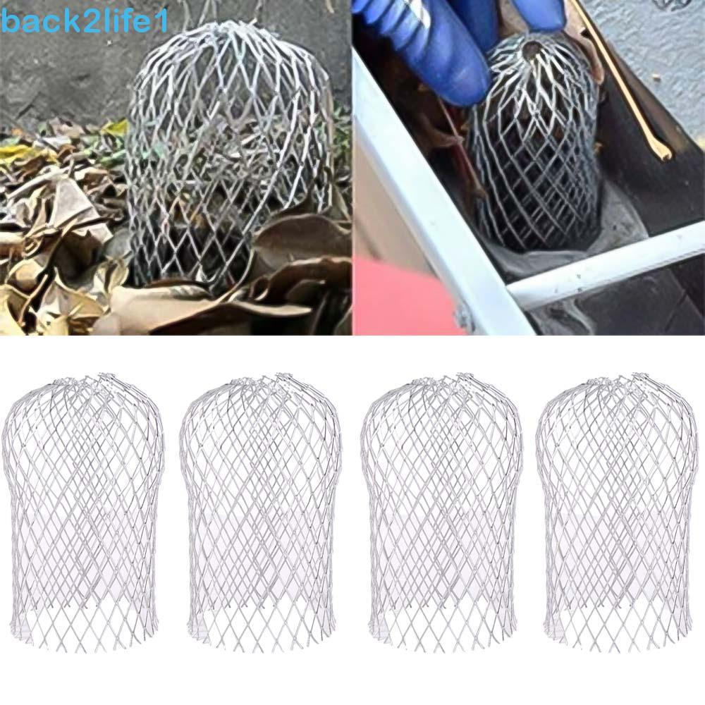BACK2LIFE1 4pcs Filtro Antibloqueio , Expandir De Calha De Tela Dobrável De Alumínio , À Prova De Ferrugem