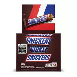 Chocolate Snickers Original 20 Unidades de 40g