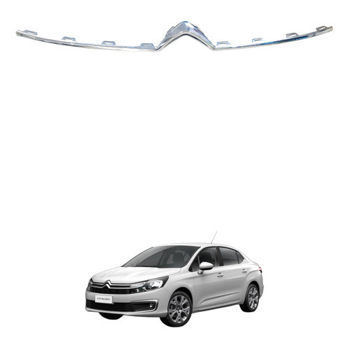Friso Cromado Citroen C4 Pallas 2007 A 2013 Usado