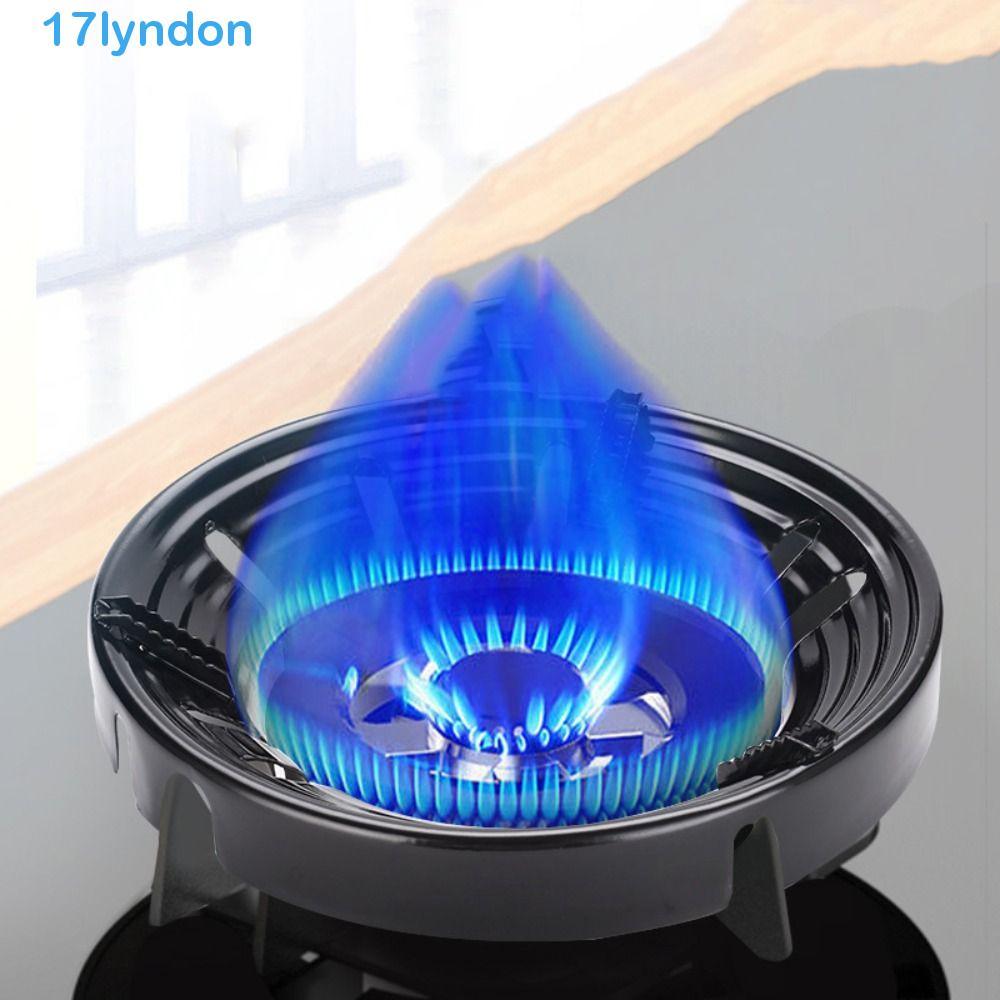 LYNDON Esmalte Fogão A Gás Capa De Poupança De Energia , Reunir Fogo Suporte De À Prova De Vento , Capuz Redondo