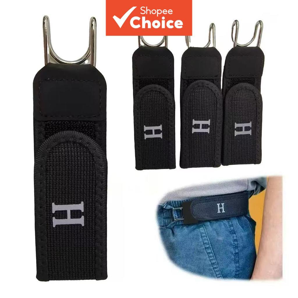 Um cinto portátil e flexível, ajustável em tamanho com fecho de encaixe, adequado para homens e mulheres.