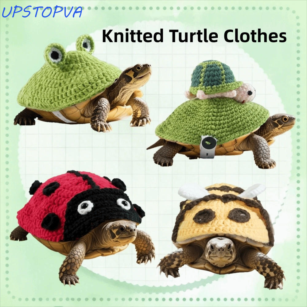 Suéter De Tartaruga Upstopvn , Roupas De Animal De Estimação Em Forma De Abelha De Malha , Fantasia Decorativa Artesanal