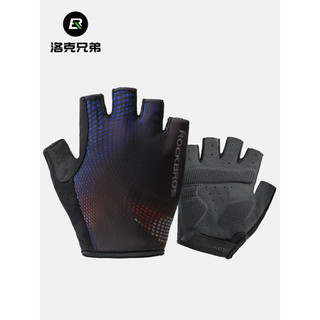 Rock irmãos luvas de ciclismo verão das mulheres dos homens estrada Mountain bike luvas meio dedo curto equipamentos cic