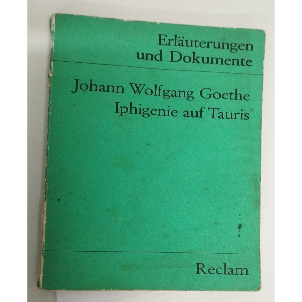 Iphigenie Auf Tauris ( Idioma em Alemão ) autor Johann Wolfgang Goethe