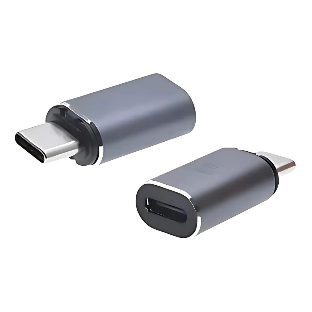 Adaptador Conversor  Micro USB V8 para Tipo C Carregamento e Transferência de Dados Power Bank em Oferta na Shopee