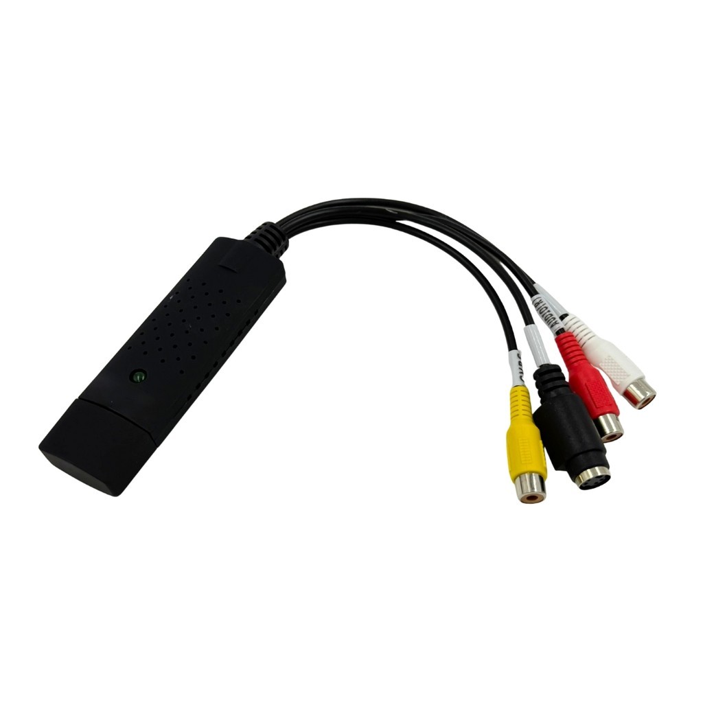 Placa Captura Áudio E Vídeos S-vídeo Rca X Usb 2.0