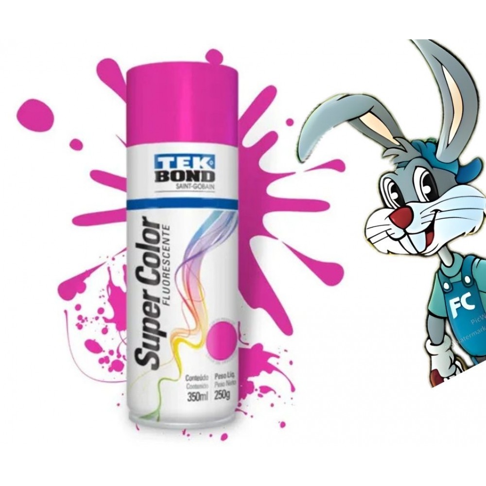 Spray Tek Bond - Rosa (FLUORESCENTE) - cód 32212