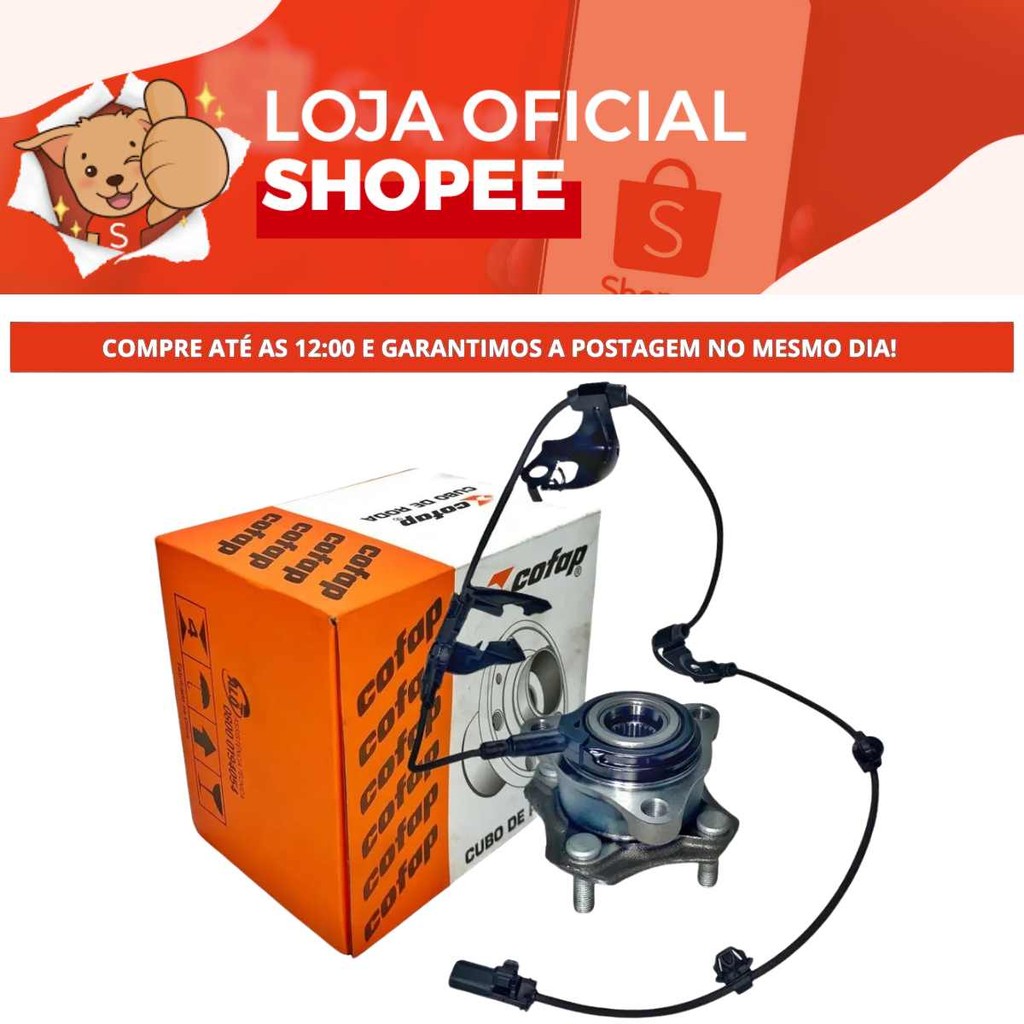 Cubo Roda Dianteiro Original Cofap Com Rolamento 26 Dentes Etios Com Abs 2014 2015 2016 2017 2018