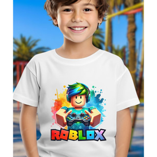 Camiseta Infantil Menino Roblox Estampada  Conforto e Estilo para o Dia a Dia, camisa roblox em Oferta na Shopee