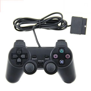 Controles PS2 Joystick Com Fio Ergonômico Plug And Play Cor Preto em Oferta na Shopee