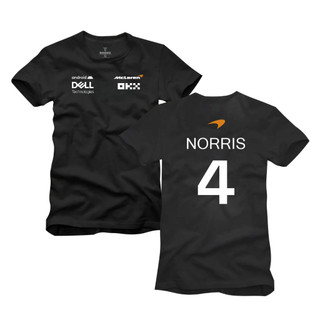 Camiseta Algodão Equipe Mclaren Norris 4 F1 Corrida Automotivo Trendbox Mania