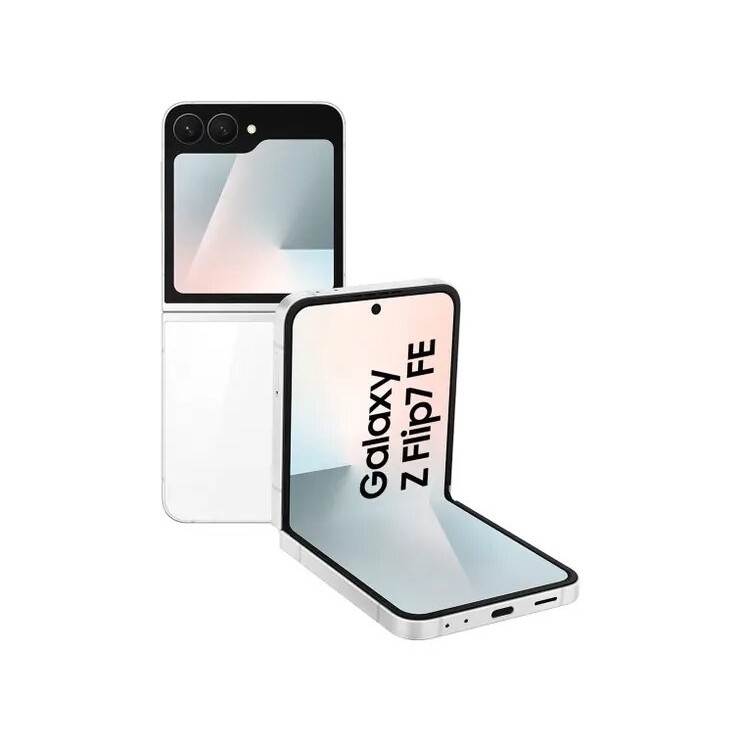 Smartphone Samsung Galaxy Z Flip7 FE 128GB 5G - Branco, Tela dobrável de 6.7", 8