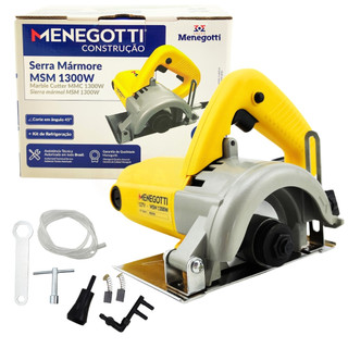 Serra Mármore Tipo Makita Menegotti MSM 1300W - Madeira, Concreto