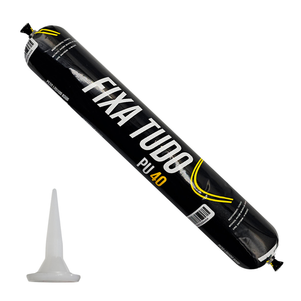 PU 40 800g Preto Profissional Super Adesivo Selante SD PRO