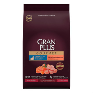 Gran Plus Gourmet Gatos Castrados Salmão E Frango 3kg em Oferta na Shopee
