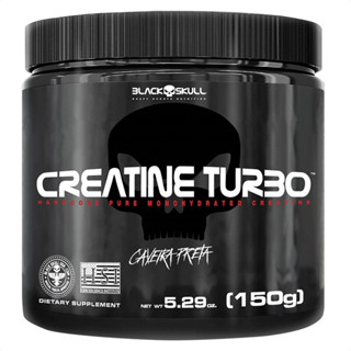 Creatina Turbo Black Skull Monohidratada 150g - Sem Sabor em Oferta na Shopee