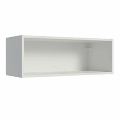 Armário Aéreo com Nicho Aberto 60cm Branco Emilly Madesa