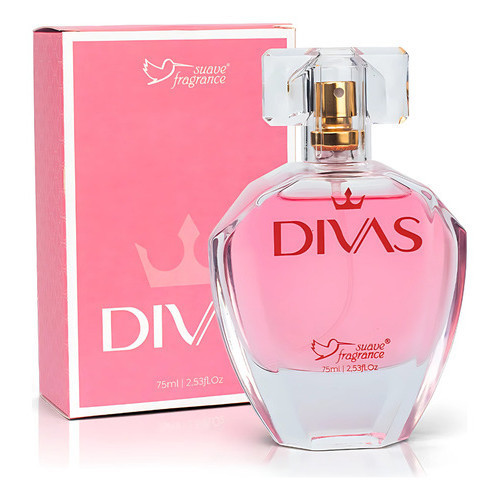 Divas 75ml - Perfume Feminino Floral Luxuoso - Fragrância Elegante E Marcante - Longa Duração