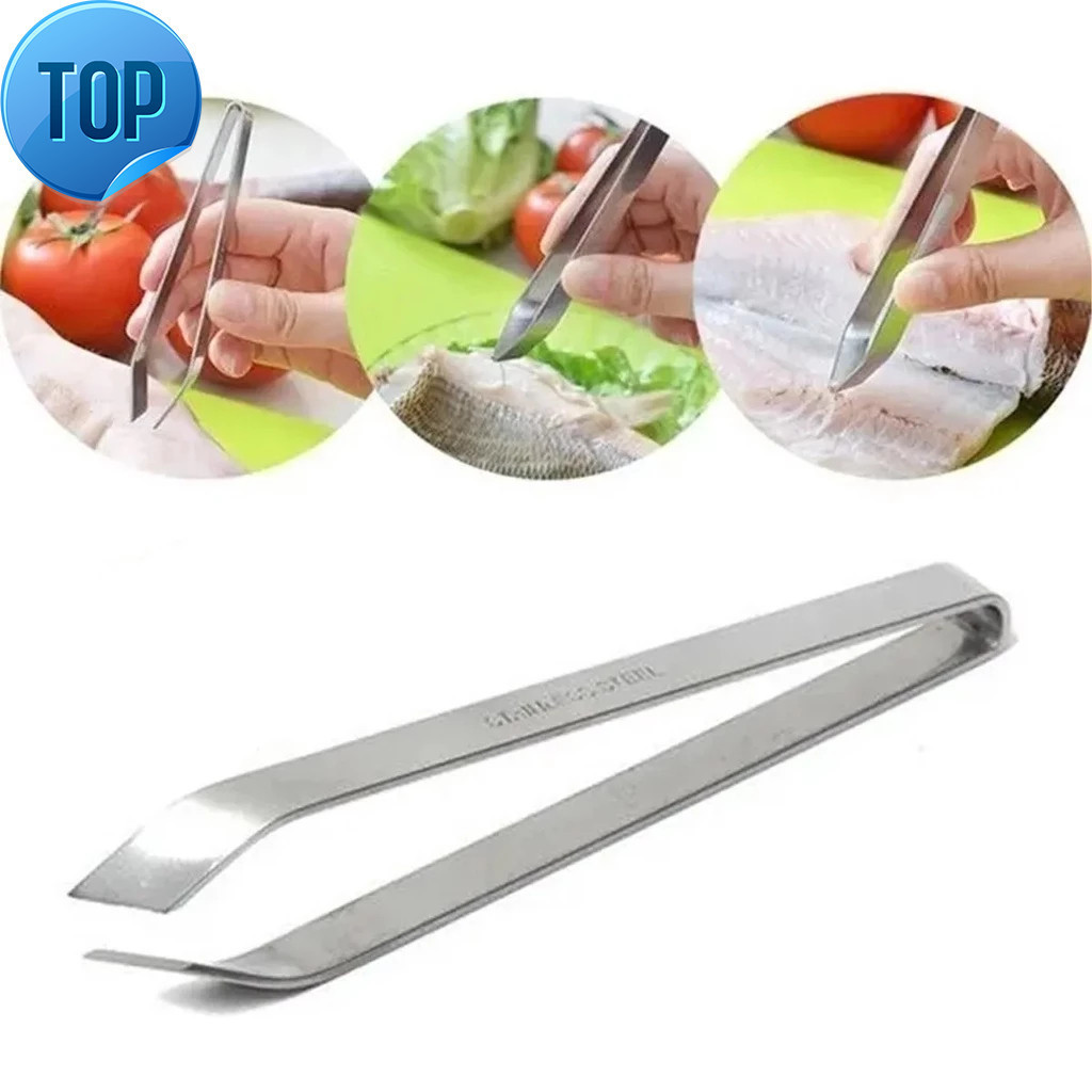 Peixe Limpar Pinça Remover Japonesa Espinha profissional 12cm Inox/Pinça para Remover Espinha de Peixe 12Cm Inox em Oferta na Shopee
