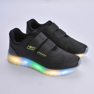 Tênis Infantil Menino Kidy Light Fun Luz LED Ajuste Fácil Confortável Antiderrapante Divertido em Oferta na Shopee