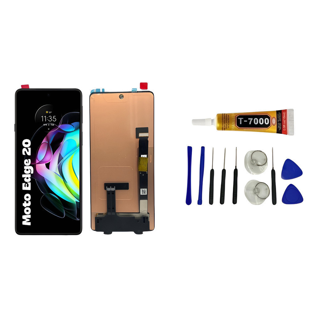 Tela Display Para Moto Edge 20/ Moto Edge 20 Pro Amoled +bio Edge 20, FRONTAL Xt2143-1, XT2143-1, XT2153-1, Xt2143-1 TEL