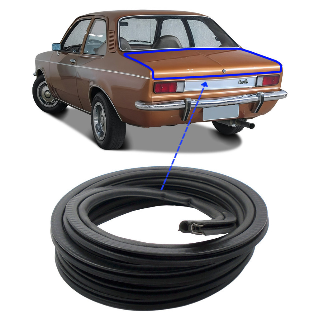 Borracha Porta Malas Chevrolet Chevette 1973 a 1982