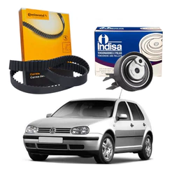 Kit Correia Dentada Tensor Golf 1.6 8v 2002 A 2006