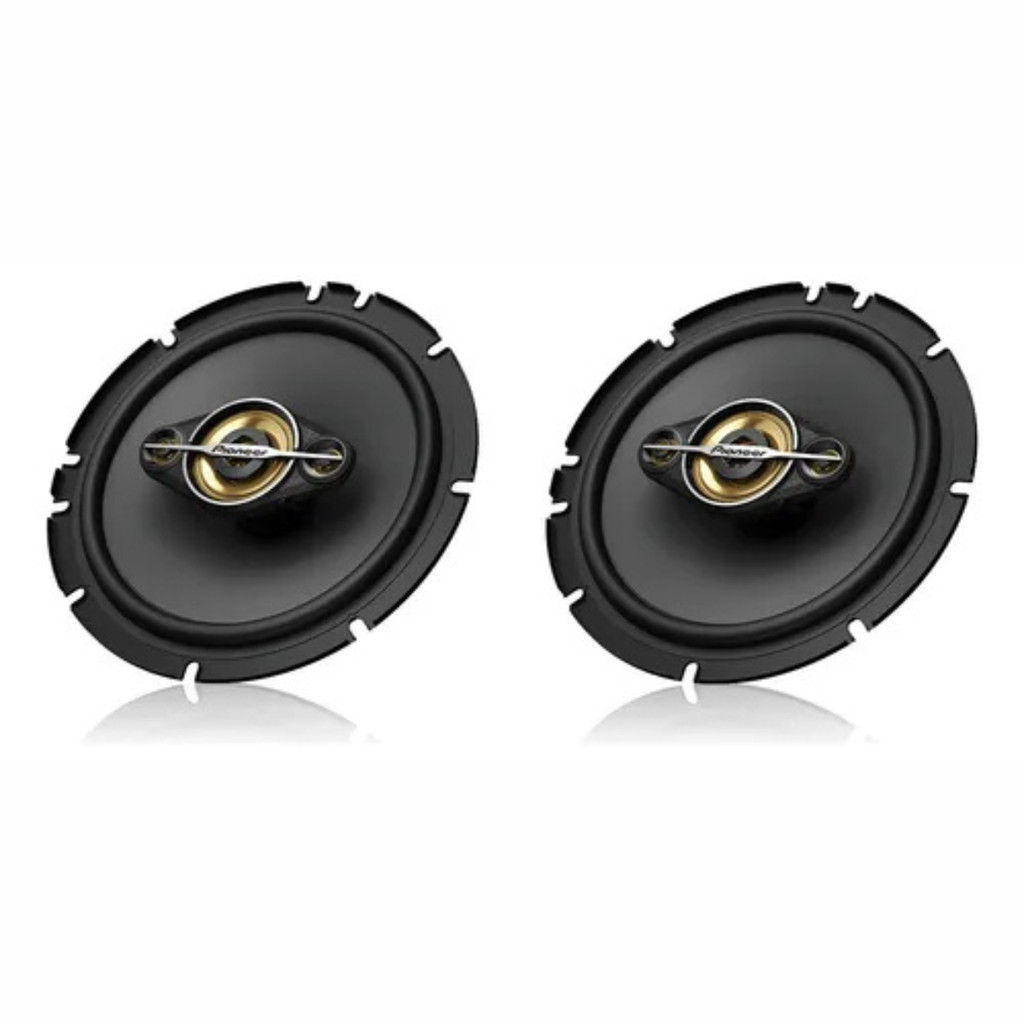 Par De Alto Falante Pioneer 6 Ts-a1688s 80w Rms 4 Ohms Preto