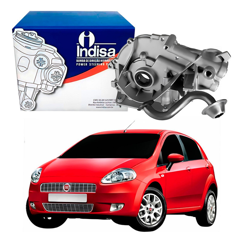 Bomba Óleo Motor Indisa Fiat Punto 1.4 2007 A 2012 em Oferta na Shopee