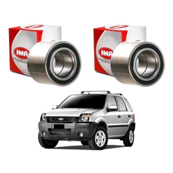 Par Rolamento Traseira Ecosport 1.6 2.0 2003 A 2007