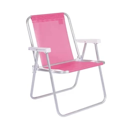 Cadeira Alta Aumínio Sannet Rosa