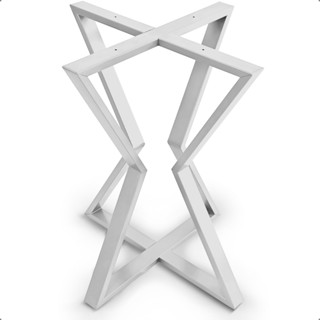 Base de Mesa Stelar Industrial Aço Carbono para Tampo 100x100cm Design Moderno Resistente Cores em Oferta na Shopee