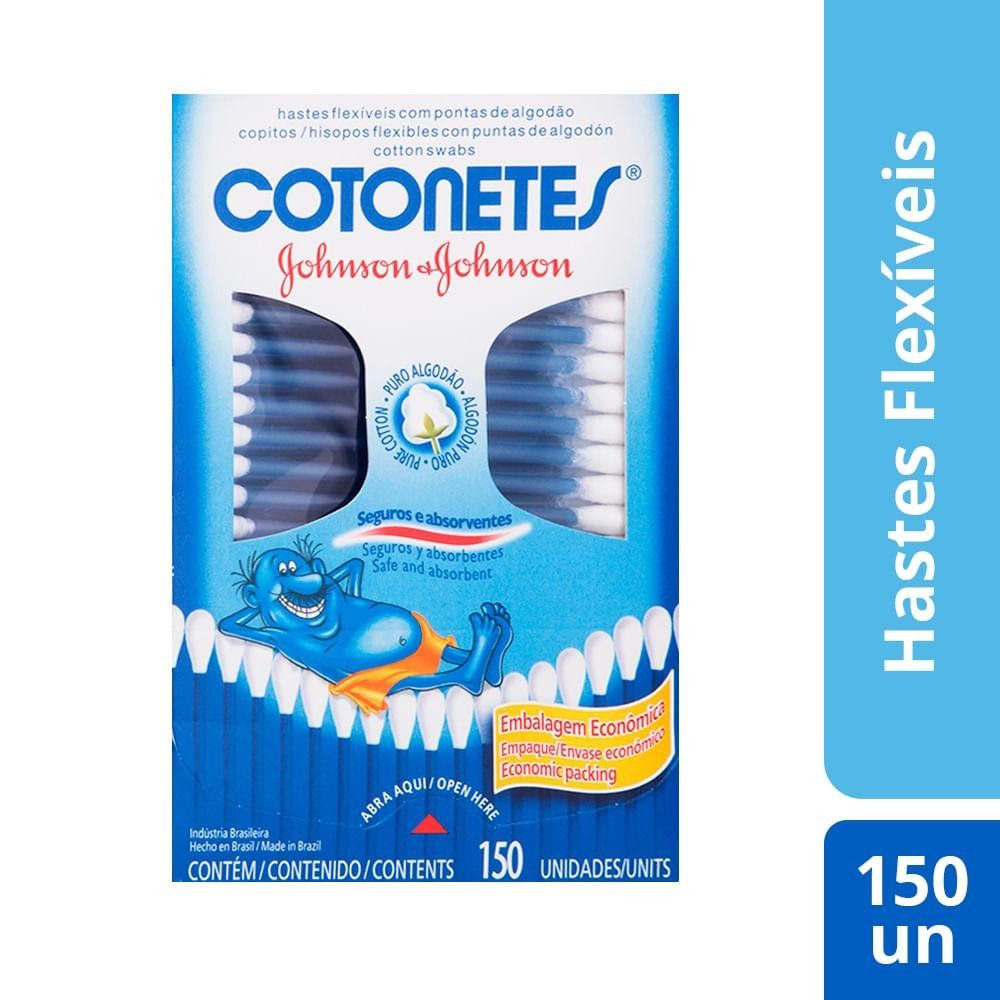 Hastes Flexíveis Cotonetes 150un em Oferta na Shopee