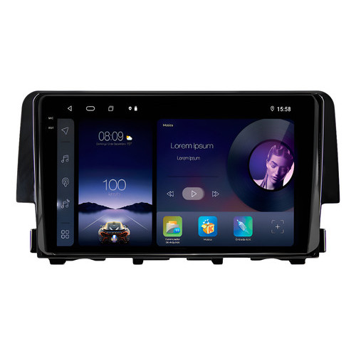 Multimídia Adak Iplay G2 Honda Civic G10 2017 A 2022 64gb Carplay Android Gps Bluetooth Qled 9p em Oferta na Shopee