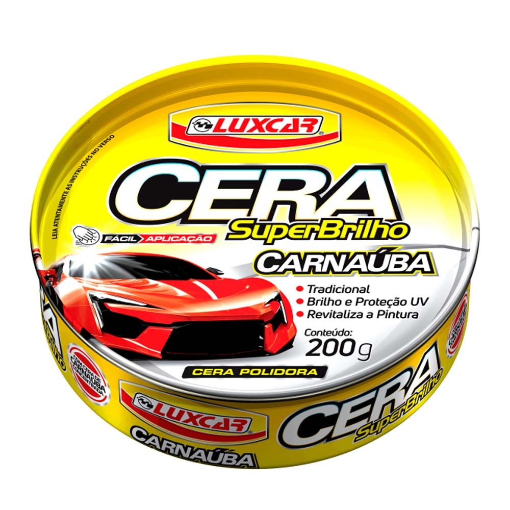 CERA PASTA AUTOMOTIVA SUPERBRILHO 200G - LUXCAR