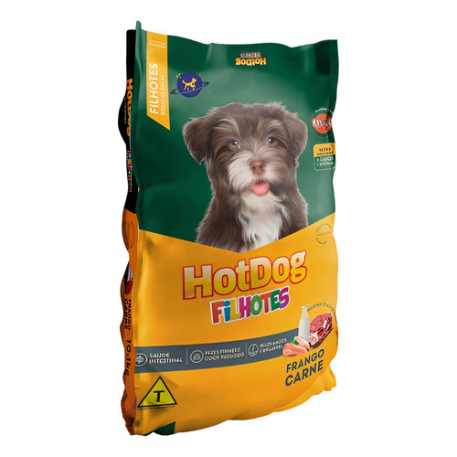 Hot Dog Filhote 10kg - 20kg Quatree