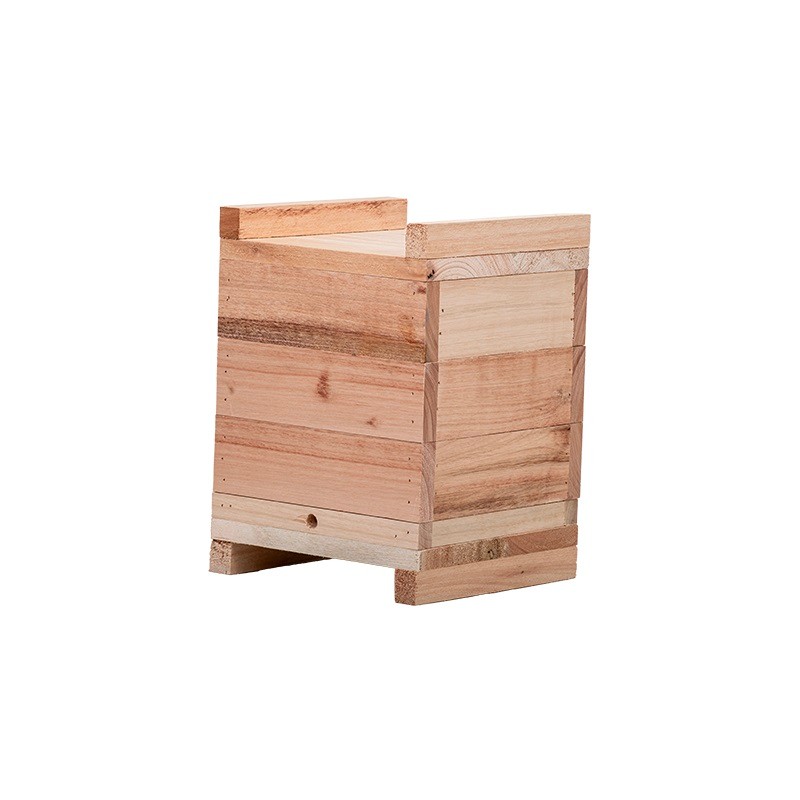 Caixa para Abelhas Sem Ferrão modelo INPA 15x15 4cm espessura Mirim Manduri Mandaçaia Em Eucalipto